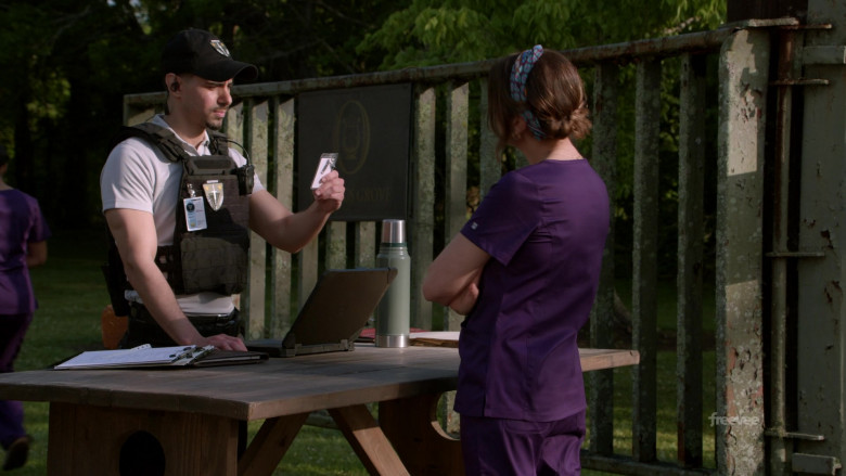 Dell Rugged Laptop in Leverage Redemption S02E05 The Walk in the Woods Job (2022)