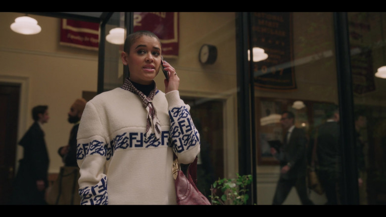 Fendi Sweater Worn by Jordan Alexander as Julien Calloway in Gossip Girl S02E05 Games, Trains and Automobiles (3)