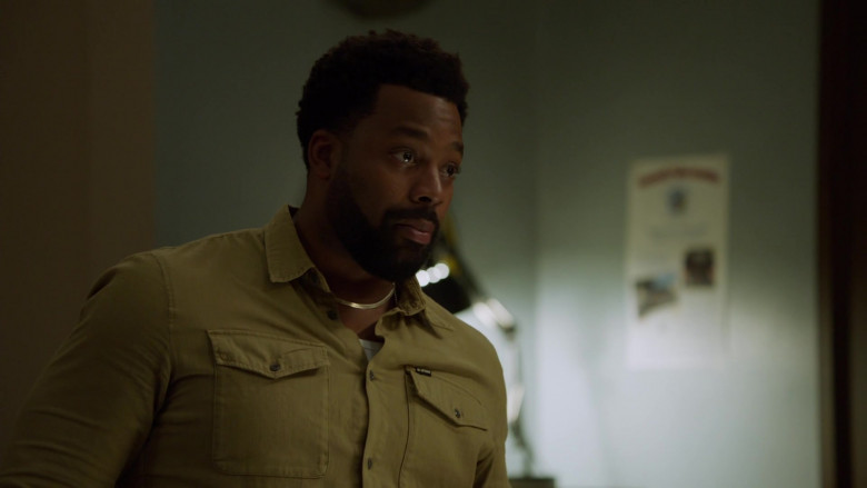 G-Star Raw Men's Shirt Worn by Actor LaRoyce Hawkins as Officer Kevin Atwater in Chicago P.D. S10E09 Proof of Burden (2022)