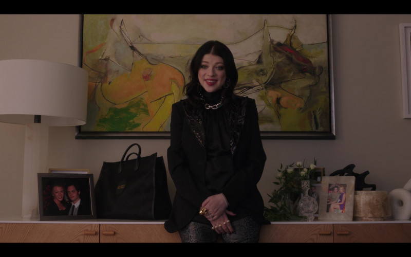 Gucci Handbag of Michelle Trachtenberg as Georgina Sparks in Gossip Girl S02E06 How to Bury a Millionaire (2022)