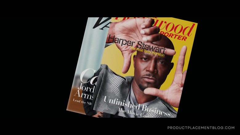 Hollywood Reporter Magazine in The Best Man The Final Chapters S01E02 The Wedding (2022)