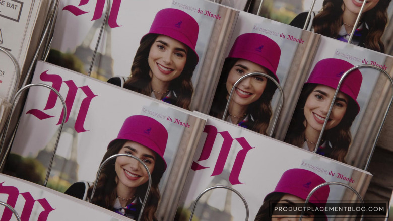 Kangol Hat Worn by Lily Collins as Emily Cooper in Emily in Paris S03E05 Ooo La La Liste (1)