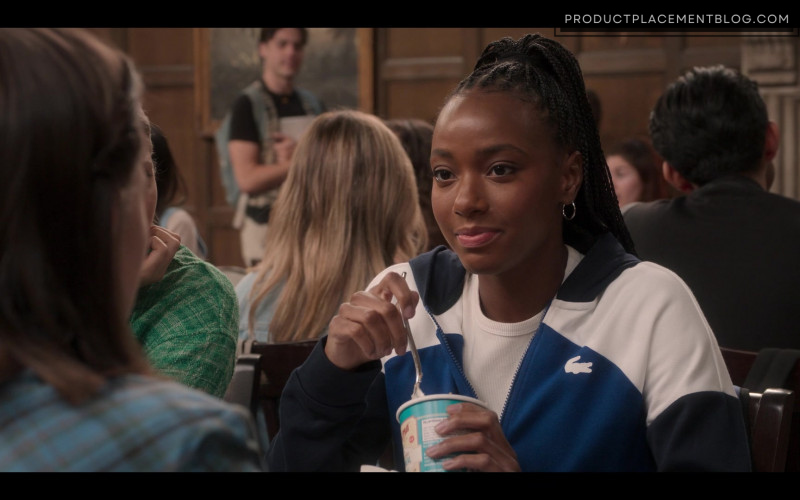 Lacoste Women's Jacket Worn by Alyah Chanelle Scott as Whitney Chase in The Sex Lives of College Girls S02E10 The Roo