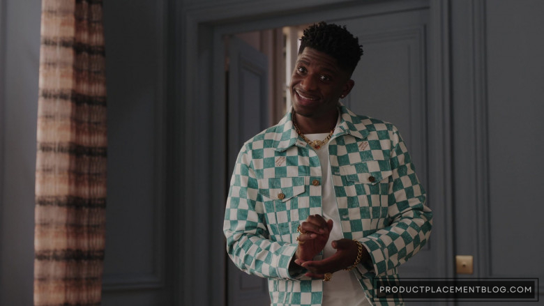 Louis Vuitton Jacket Outfit Worn by Samuel Arnold as Julien in Emily in Paris S03E09 (4)