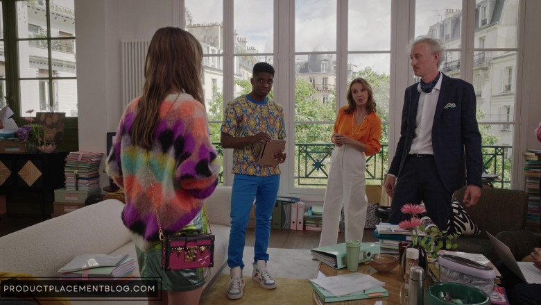 Louis Vuitton Petite Malle Bag of Lily Collins as Emily Cooper in Emily in Paris S03E01 I Have Two Lovers (1)