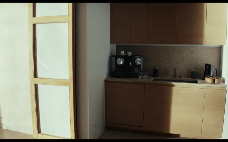 Nespresso Gemini Coffee Machine in Glass Onion: A Knives Out Mystery (2022)