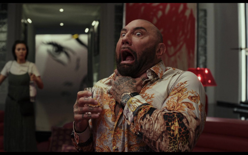 Panerai Men's Watch of Dave Bautista as Duke Cody in Glass Onion A Knives Out Mystery (2022)