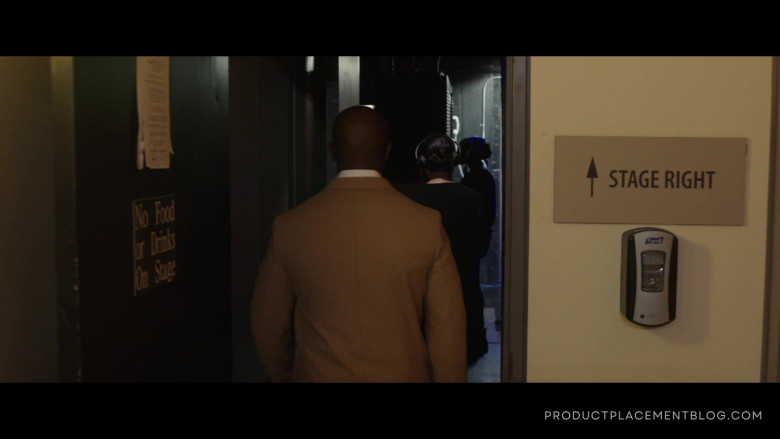 Purell Hand Sanitizer Dispenser in The Best Man The Final Chapters S01E01 Paradise (2022)
