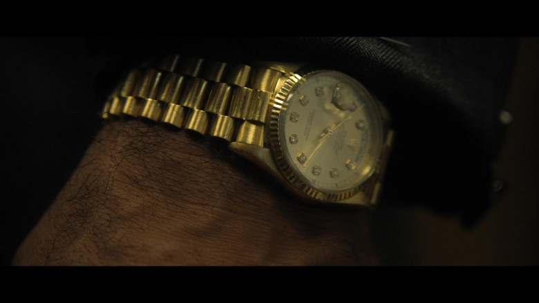 Rolex Men's Watch of Kumail Nanjiani as Somen Banerjee in Welcome to Chippendales S01E05 Leeches (2022)