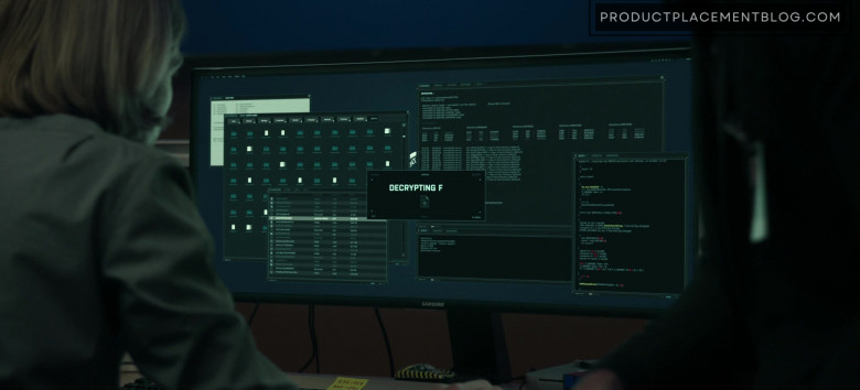 Samsung Computer Monitor in Tom Clancy's Jack Ryan S03E01 Falcon (2022)