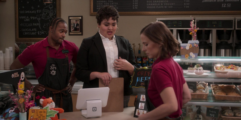 Square POS and Torani Syrups in The Sex Lives Of College Girls S02E08 Pre-Frosh Weekend (2022)