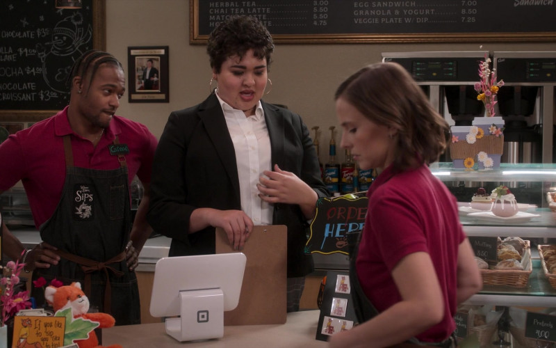 Square POS and Torani Syrups in The Sex Lives Of College Girls S02E08 "Pre-Frosh Weekend" (2022)