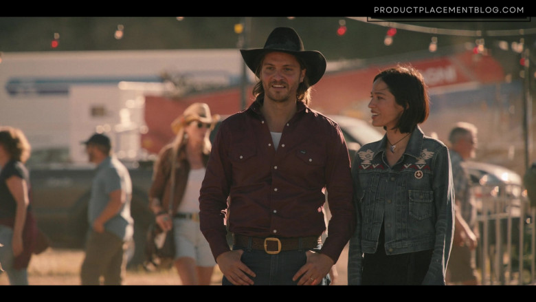 Wrangler Men's Shirts of Luke Grimes of Kayce Dutton in Yellowstone S05E07 The Dream Is Not Me (2)