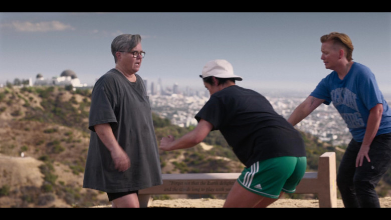 Adidas Green Shorts in The L Word Generation Q S03E09 Quiet Before the Storm (2023)