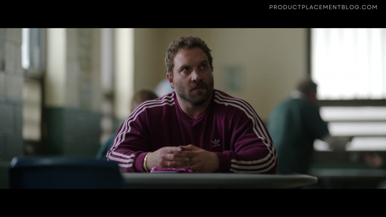 Adidas Men's Sweatshirt Worn by Jai Courtney as Bob Goodwin in Kaleidoscope S01E07 Pink 6 Months After (1)