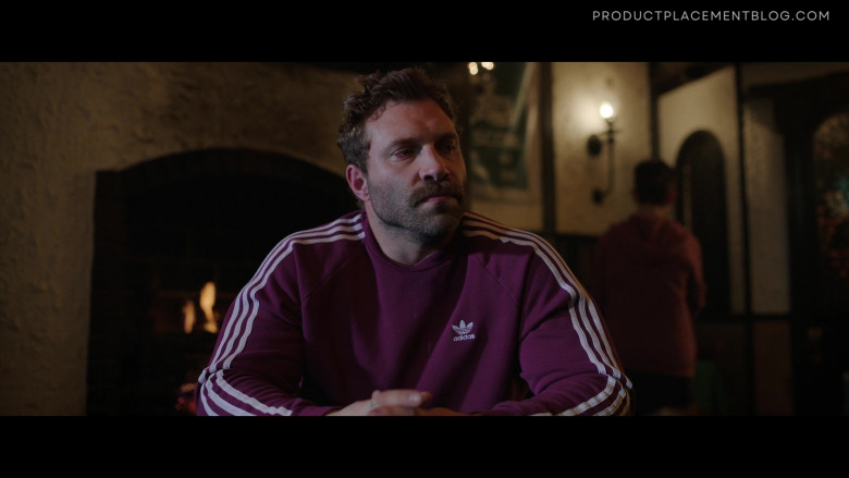 Adidas Men's Sweatshirt Worn by Jai Courtney as Bob Goodwin in Kaleidoscope S01E07 Pink 6 Months After (2)