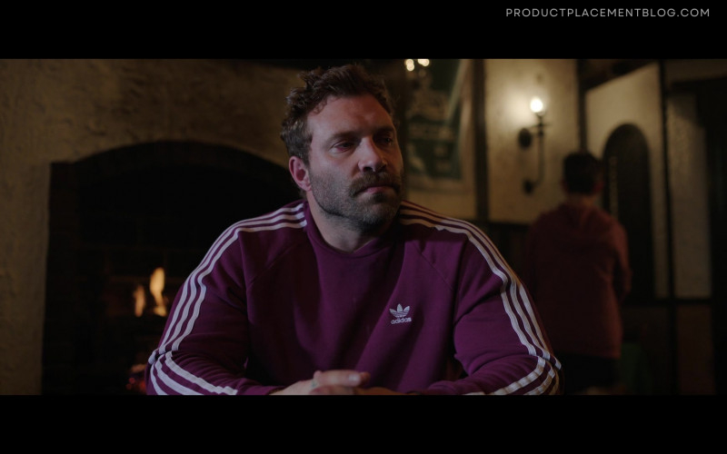 Adidas Men’s Sweatshirt Worn by Jai Courtney as Bob Goodwin in Kaleidoscope S01E07 Pink 6 Months After (2)