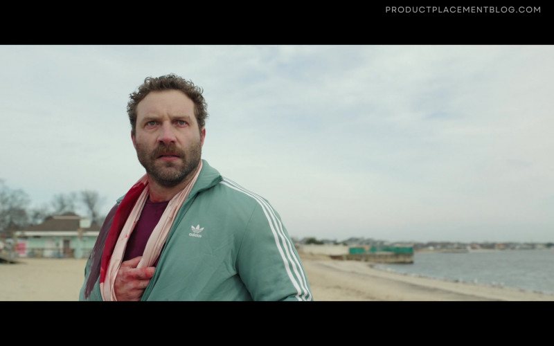 Adidas Track Jacket of Jai Courtney as Bob Goodwin in Kaleidoscope S01E07 "Pink: 6 Months After" (2023)