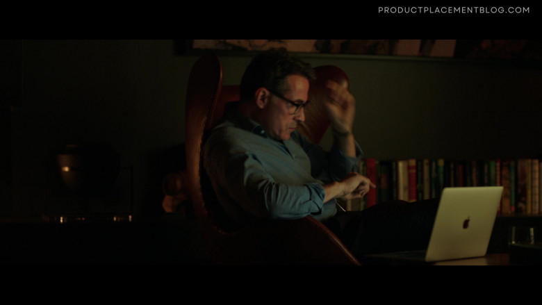 Apple MacBook Air Laptop Used by Rufus Sewell as Roger Salas in Kaleidoscope S01E08 White The Heist (2023)