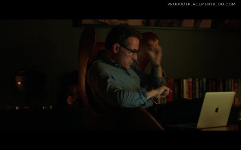 Apple MacBook Air Laptop Used by Rufus Sewell as Roger Salas in Kaleidoscope S01E08 "White: The Heist" (2023)