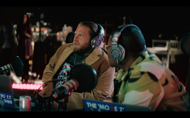 Apple MacBook Laptop and Audio-Technica Headphones Used by Jonah Hill in You People (2023)