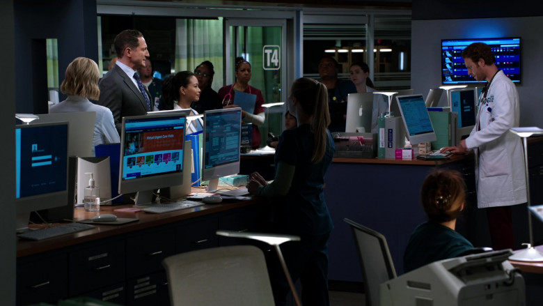 Apple iMac Computers in Chicago Med S08E12 We All Know What They Say About Assumptions (1)