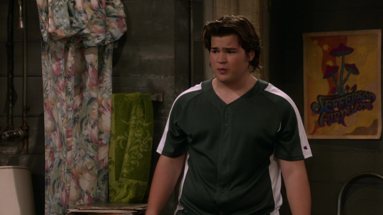 Champion Shirt Worn by Maxwell Acee Donovan as Nate in That '90s Show S01E09 Dirty Double Booker (2023)