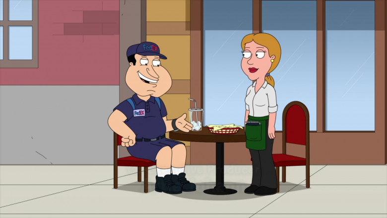 FedEx Transport Company in Family Guy S21E11 Love Story Guy (1)