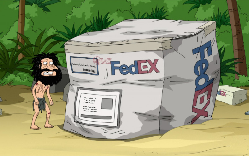 FedEx Transport Company in Family Guy S21E11 Love Story Guy (13)