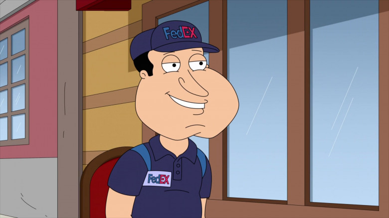 FedEx Transport Company in Family Guy S21E11 Love Story Guy (2)