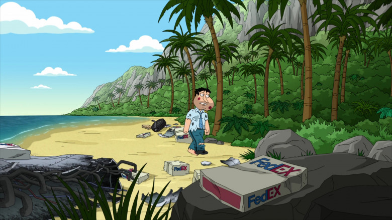 FedEx Transport Company in Family Guy S21E11 Love Story Guy (6)