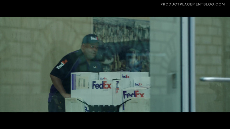 FedEx in Kaleidoscope S01E06 Red The Morning After the Heist (2)