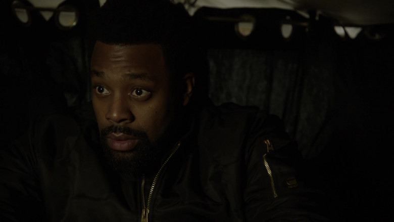 G-Star RAW Jacket Worn by LaRoyce Hawkins as Kevin Atwater in Chicago P.D. S10E11 Long Lost (1)