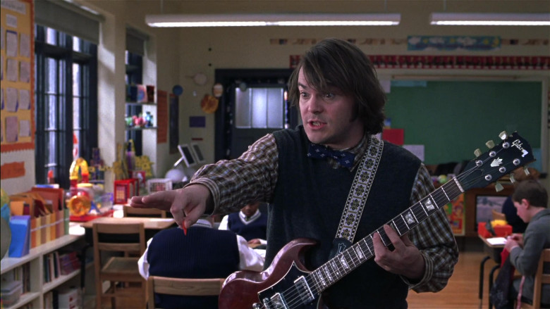Gibson Guitar of Jack Black as Dewey Finn in School of Rock Movie (3)