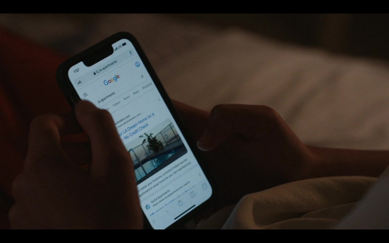 Google Web Search Site in The L Word Generation Q S03E09 Quiet Before the Storm (2023)