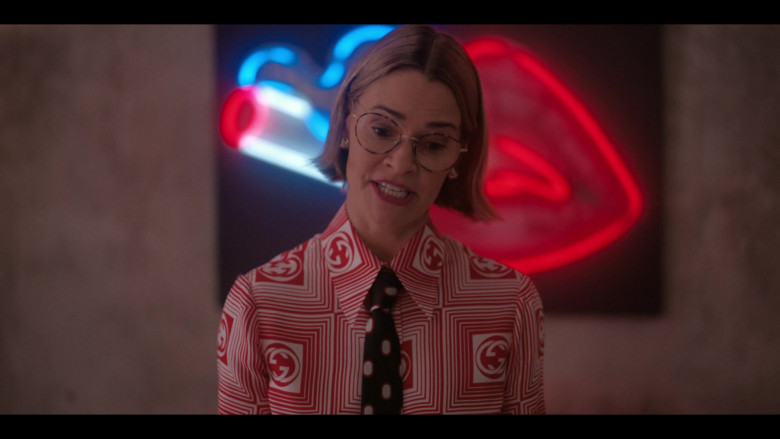 Gucci Women's Shirt Worn by Leisha Hailey as Alice Pieszecki in The L Word Generation Q S03E09 Quiet Before the Storm (1)