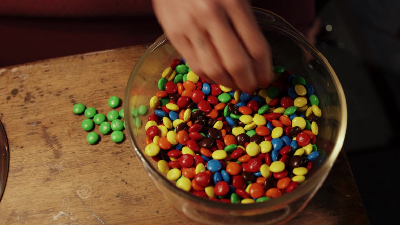M&M's Candies Enjoyed by Chloë Sevigny as Ruby Ruin in Poker Face S01E04 Rest in Metal (2023)