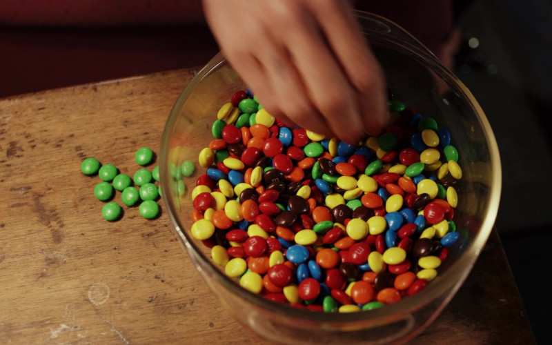 M&M's Candies Enjoyed by Chloë Sevigny as Ruby Ruin in Poker Face S01E04 Rest in Metal (2023)