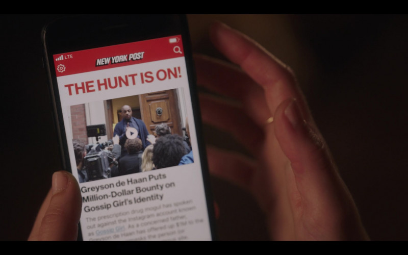 New York Post Website in Gossip Girl S02E09 "I Know What You Did Last Summit" (2023)