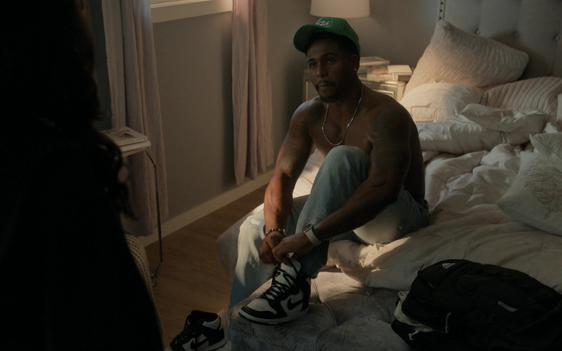 Nike AJ1 Sneakers and Adidas Backpack in The Game S02E08 One Wedding and a Musical (2023)