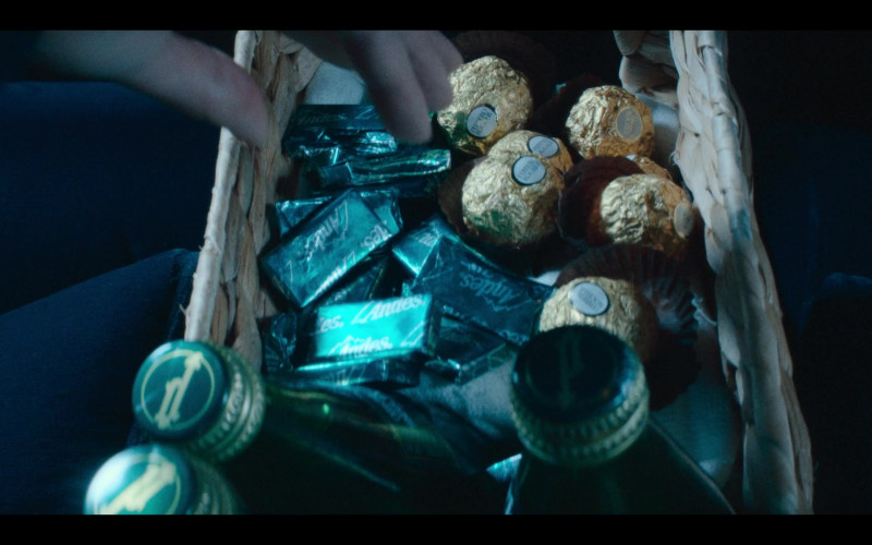 Perrier Water, Andes Chocolate Mints and Ferrero Rocher in BMF S02E02 Family Business (2023)