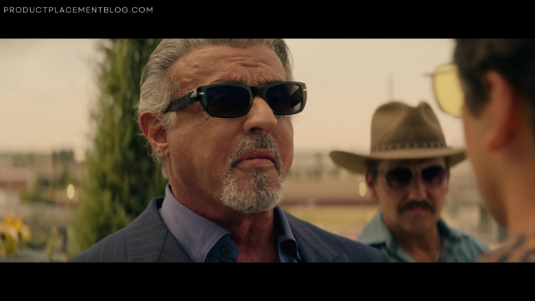Persol Men's Sunglasses Worn by Sylvester Stallone as Dwight Manfredi (The General) in Tulsa King S01E09 Happy Trails (2023)