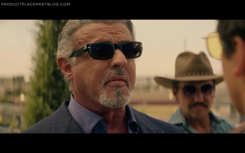 Persol Men's Sunglasses Worn by Sylvester Stallone as Dwight Manfredi (The General) in Tulsa King S01E09 Happy Trails (2023)