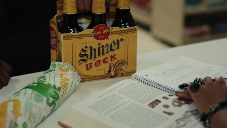 Shiner Bock Beer and Subway Sandwich in Poker Face S01E02 The Night Shift (2023)