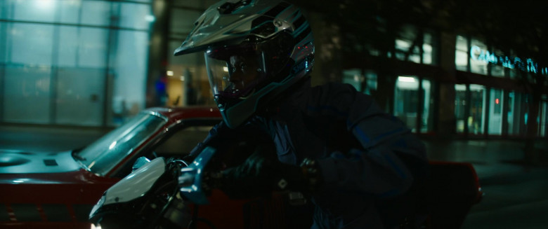 Shoei Motorcycle Helmets in Black Panther Wakanda Forever (2022)