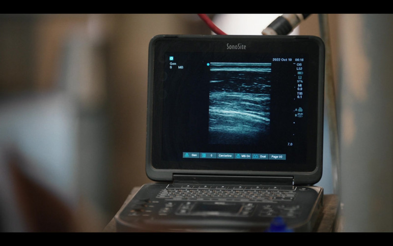 SonoSite Ultrasound in Yellowstone S05E08 "A Knife and No Coin" (2023)
