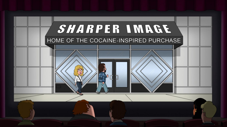 The Sharper Image Store in Family Guy S21E11 Love Story Guy (2023)