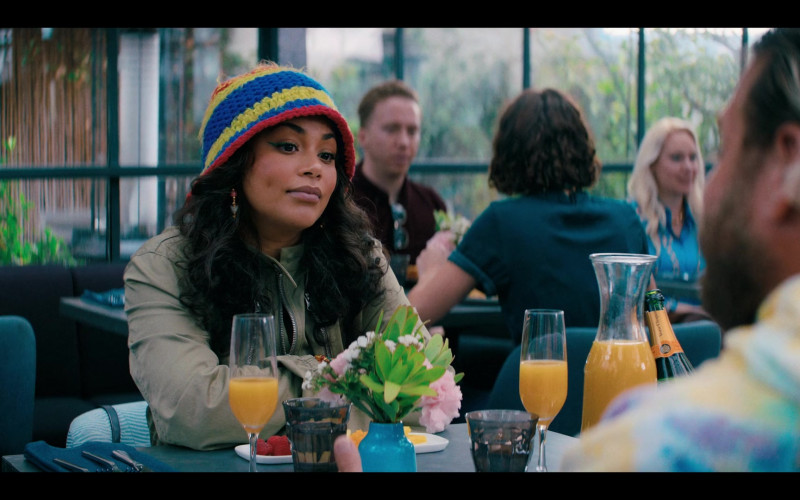 Veuve Clicquot Champagne Enjoyed by Lauren London & Jonah Hill in You People (2023)