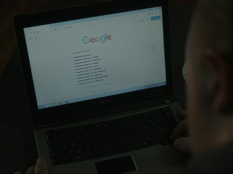 Acer Laptop and Google Website in The Whale (1)