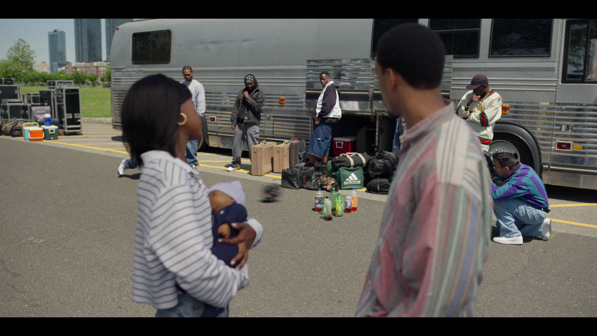 Adidas Green Bag In WuTang An American Saga S03E04 "Daytona 500" (2023)